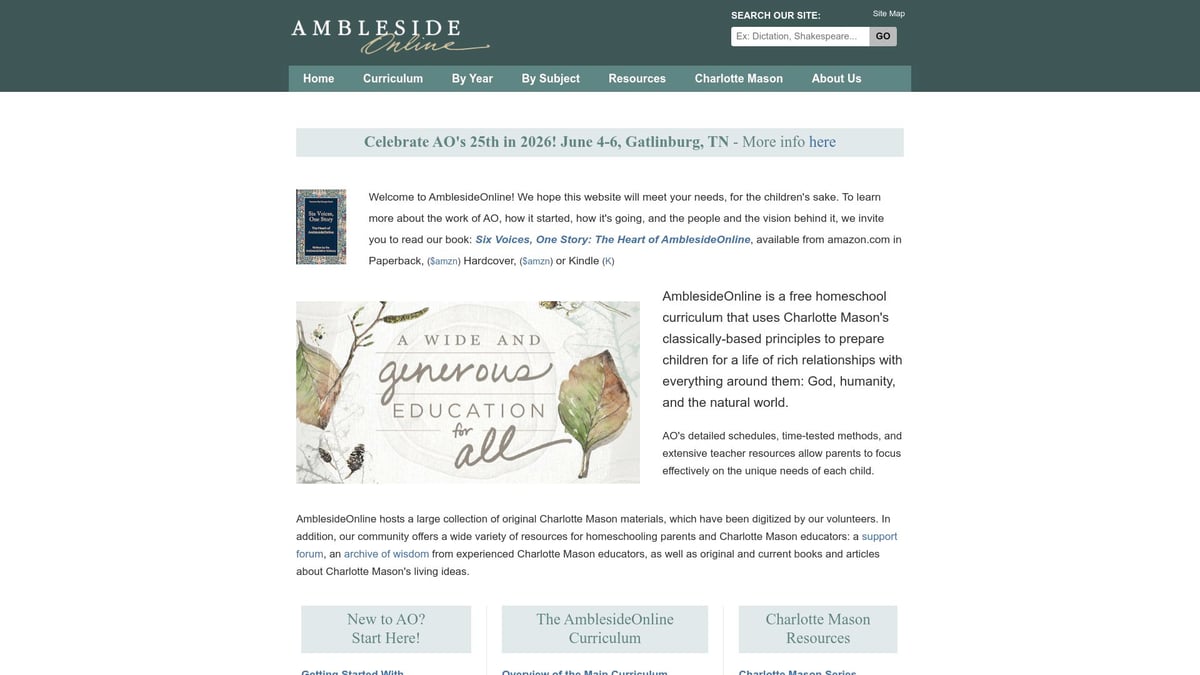 9 Essential Free Homeschool Lesson Plans for 2025 Success - Ambleside Online