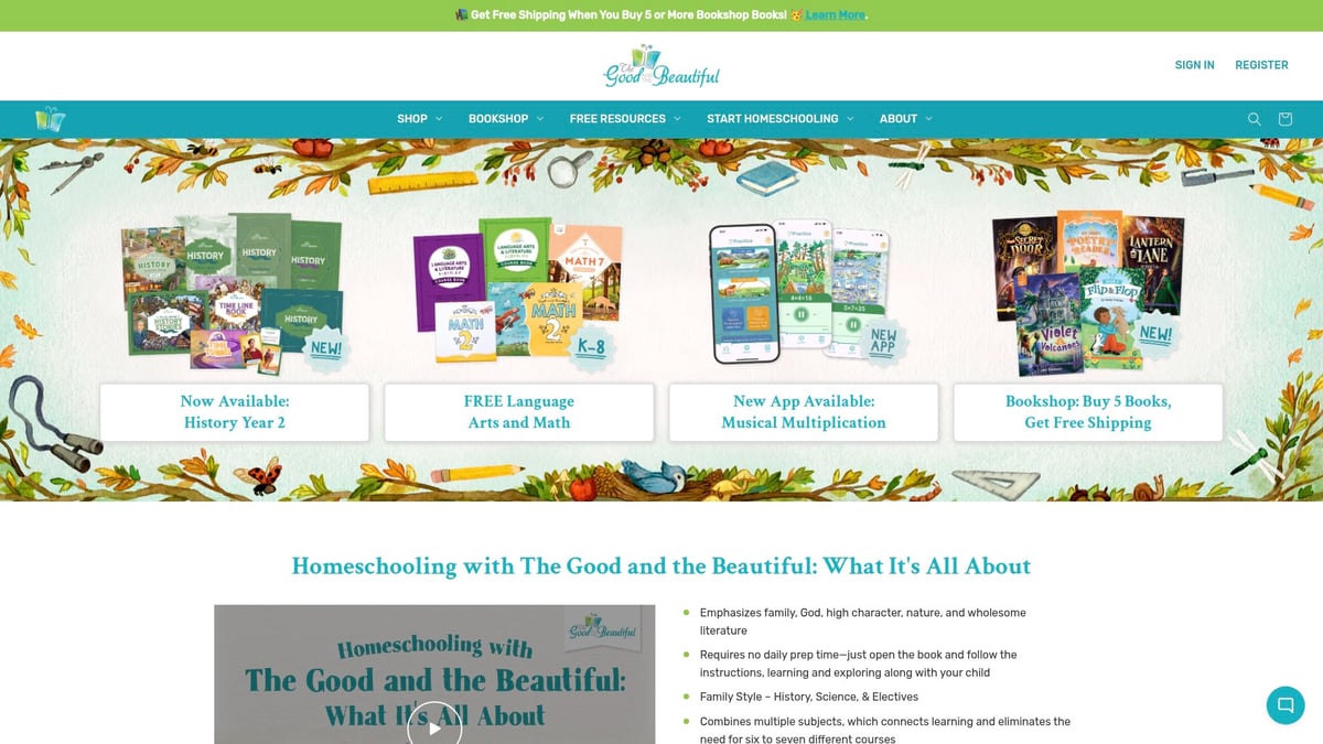 9 Essential Free Homeschool Lesson Plans for 2025 Success - The Good and the Beautiful