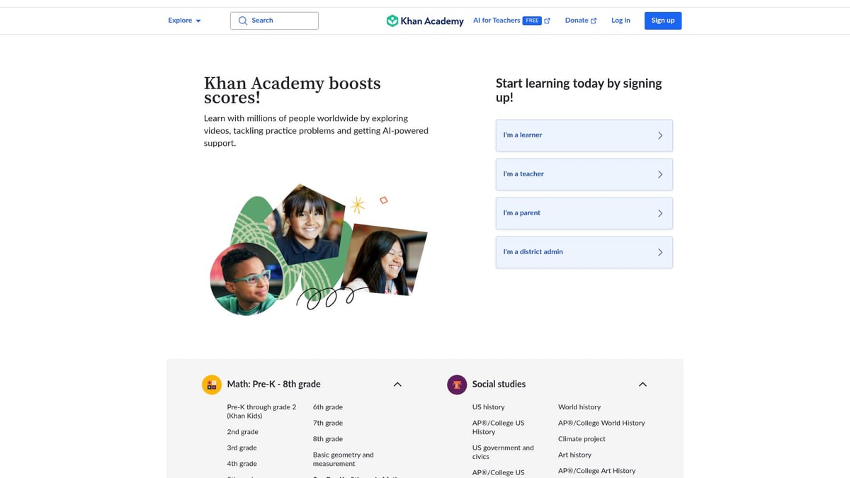 Top 7 Online Homeschool Resources for 2026 Families - Khan Academy