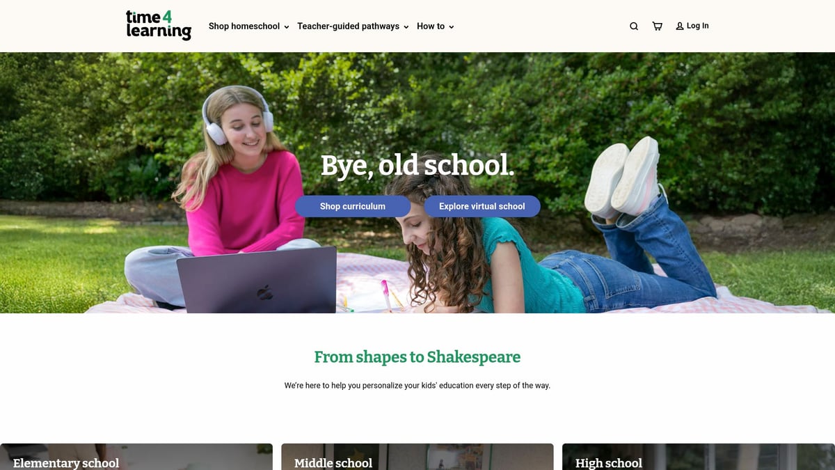 Top 7 Online Homeschool Resources for 2026 Families - Time4Learning