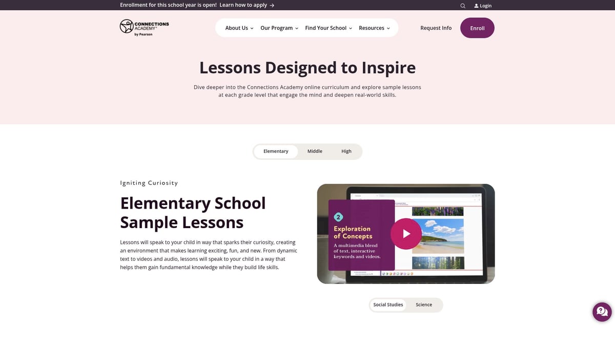 Top 7 Online Homeschool Resources for 2026 Families - Connections Academy Sample Lessons