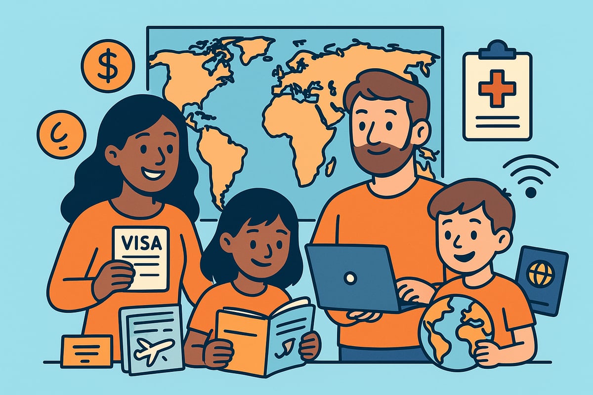 Essential Legal, Financial, and Logistical Steps for Digital Nomad Families