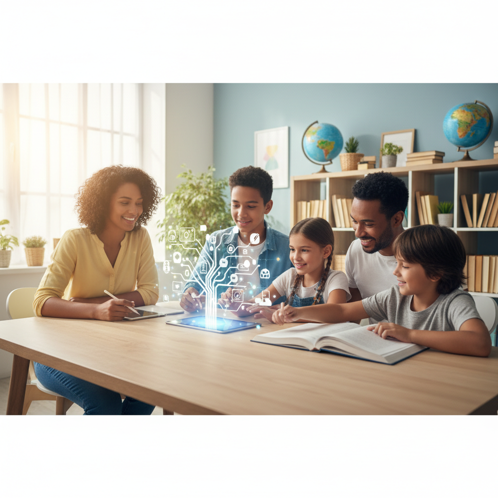 AI-generated illustration for: How to Write Learning Objectives: A Simple Guide for Parents