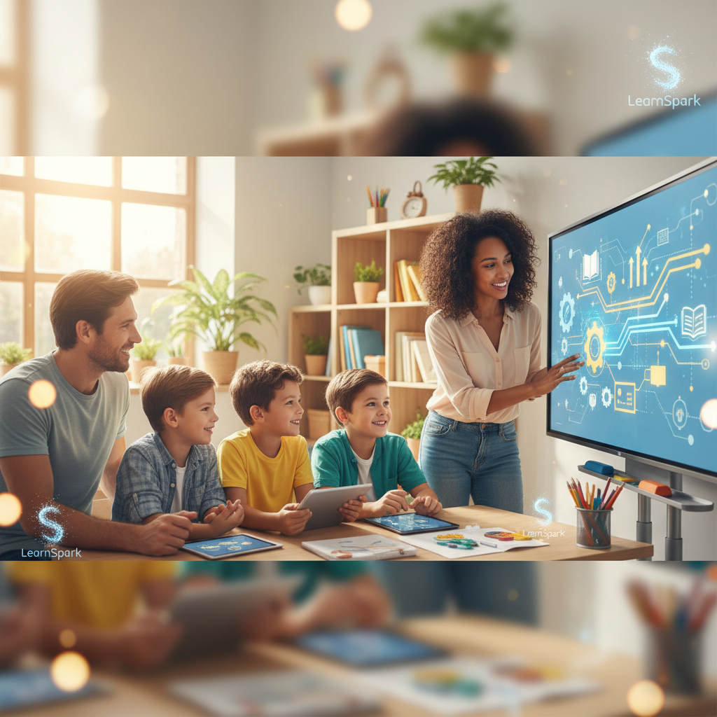 AI-generated illustration for: Standardising Excellence in Schools with LearnSpark