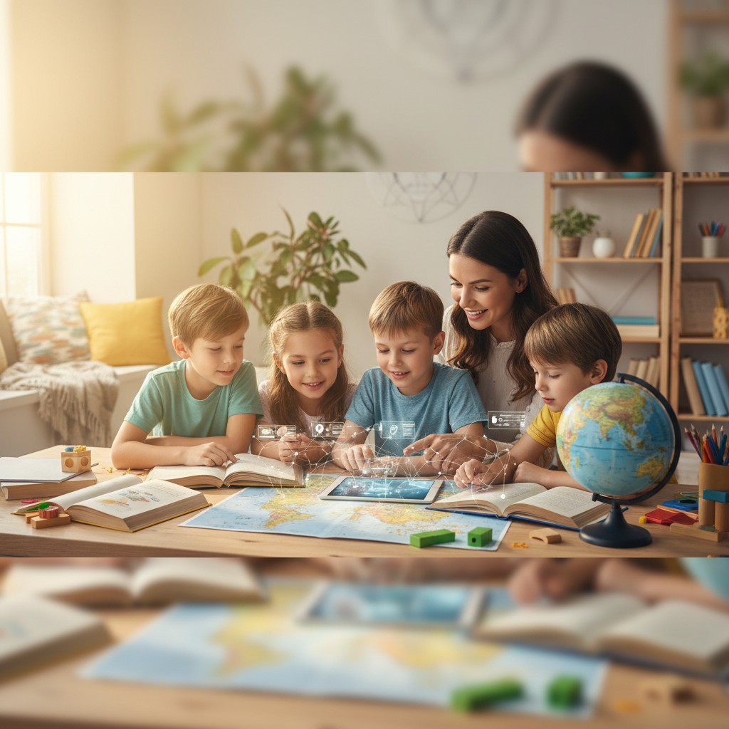 AI-generated illustration for: Lesson Plan AI Generator for Global Learning: Personalized Curriculum and Efficient Planning