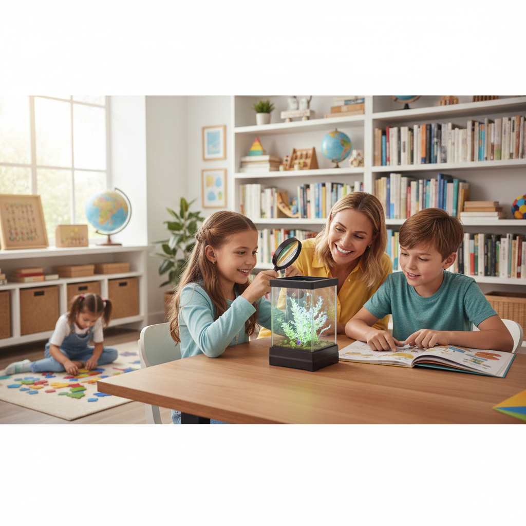 AI-generated illustration for: Supporting Your Child’s Success with Supplemental Learning